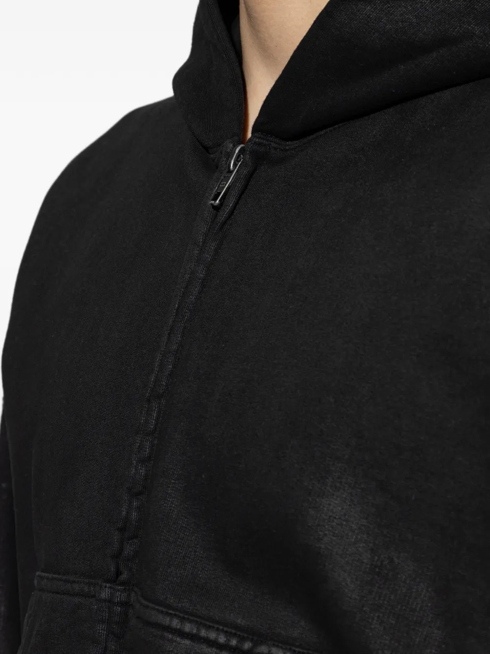 Balenciaga Hoodie met rits Zwart
