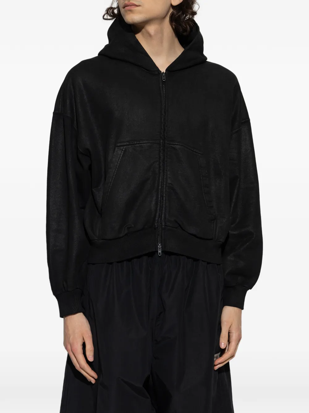 Balenciaga Hoodie met rits Zwart