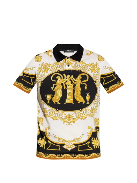 Versace pattern polo shirt