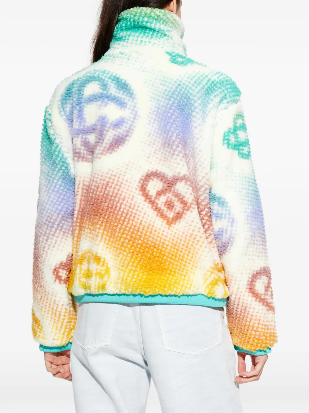 Casablanca Jack met monogram-print Wit
