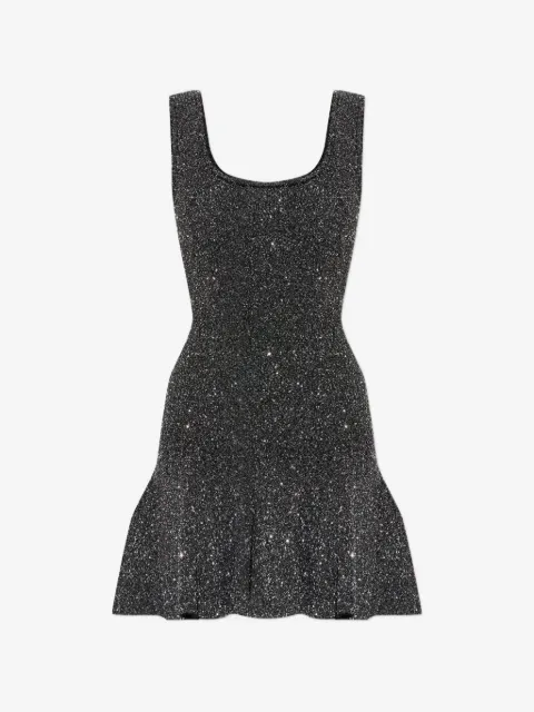 LoveShackFancy Sarajane scoop-neck mini dress