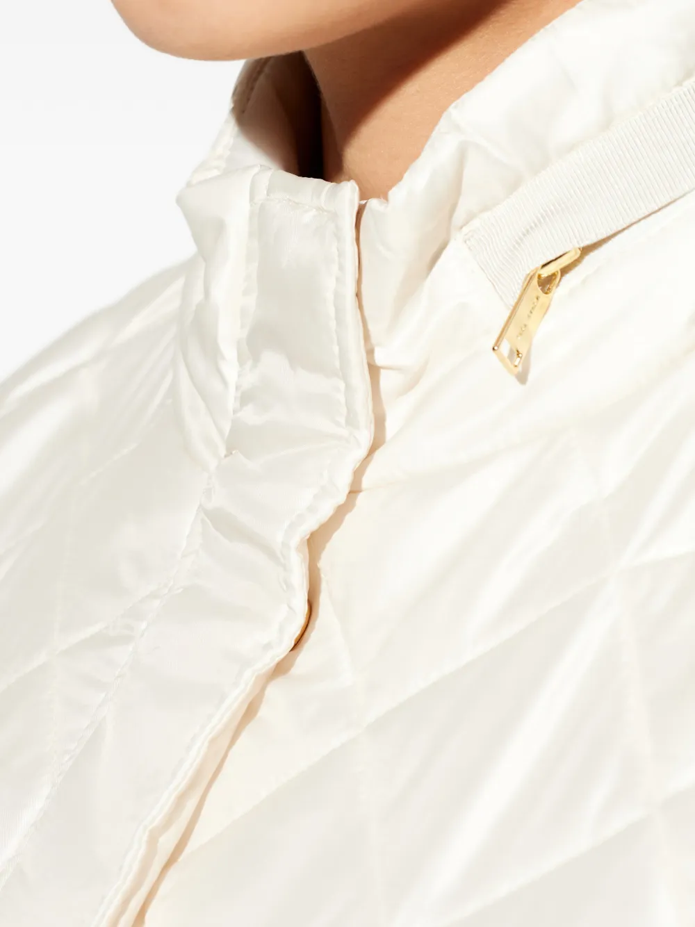 Michael Kors Bodywarmer met gestrikte taille Beige