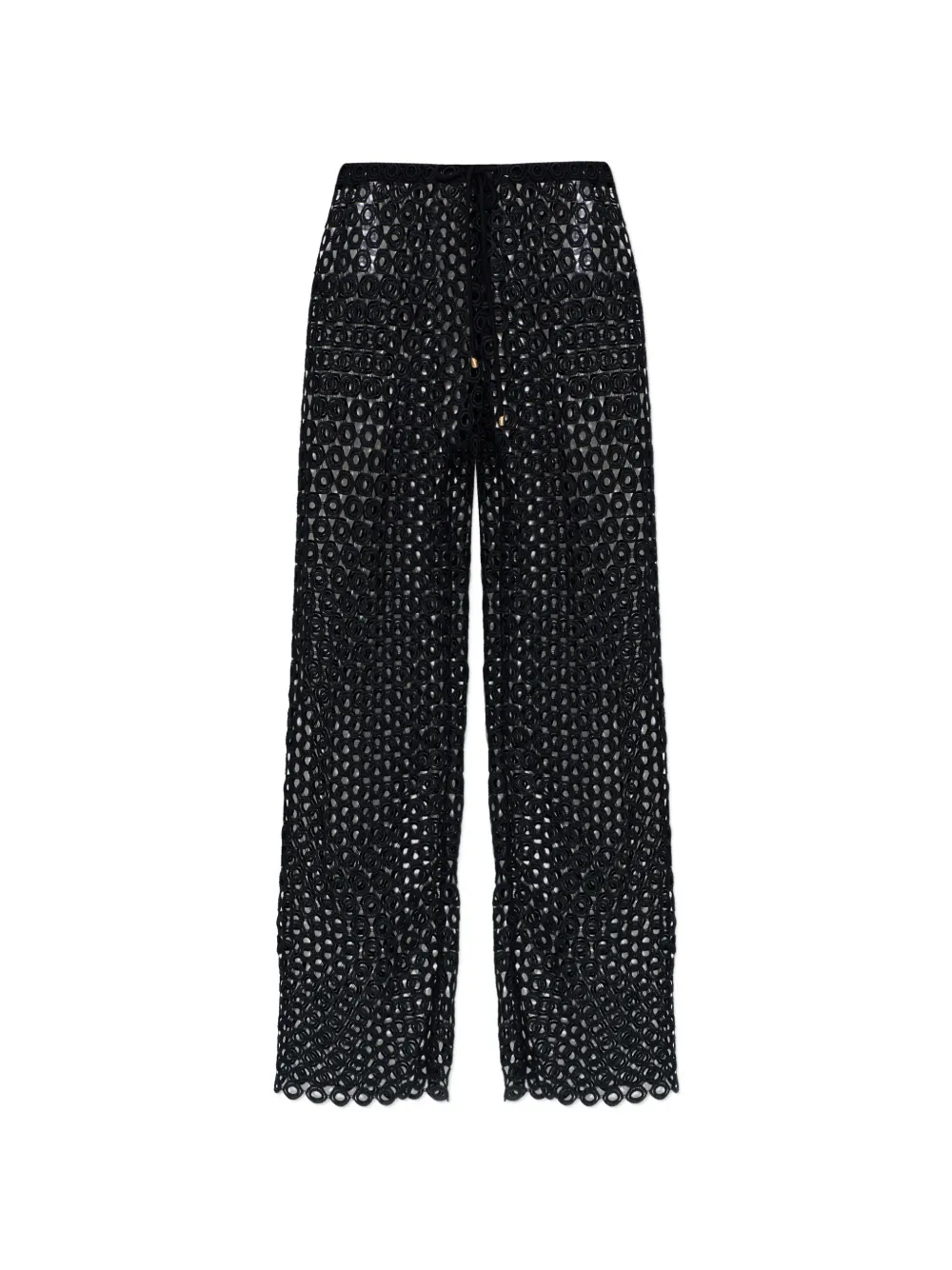 Cult Gaia cut-out drawstring trousers - Nero