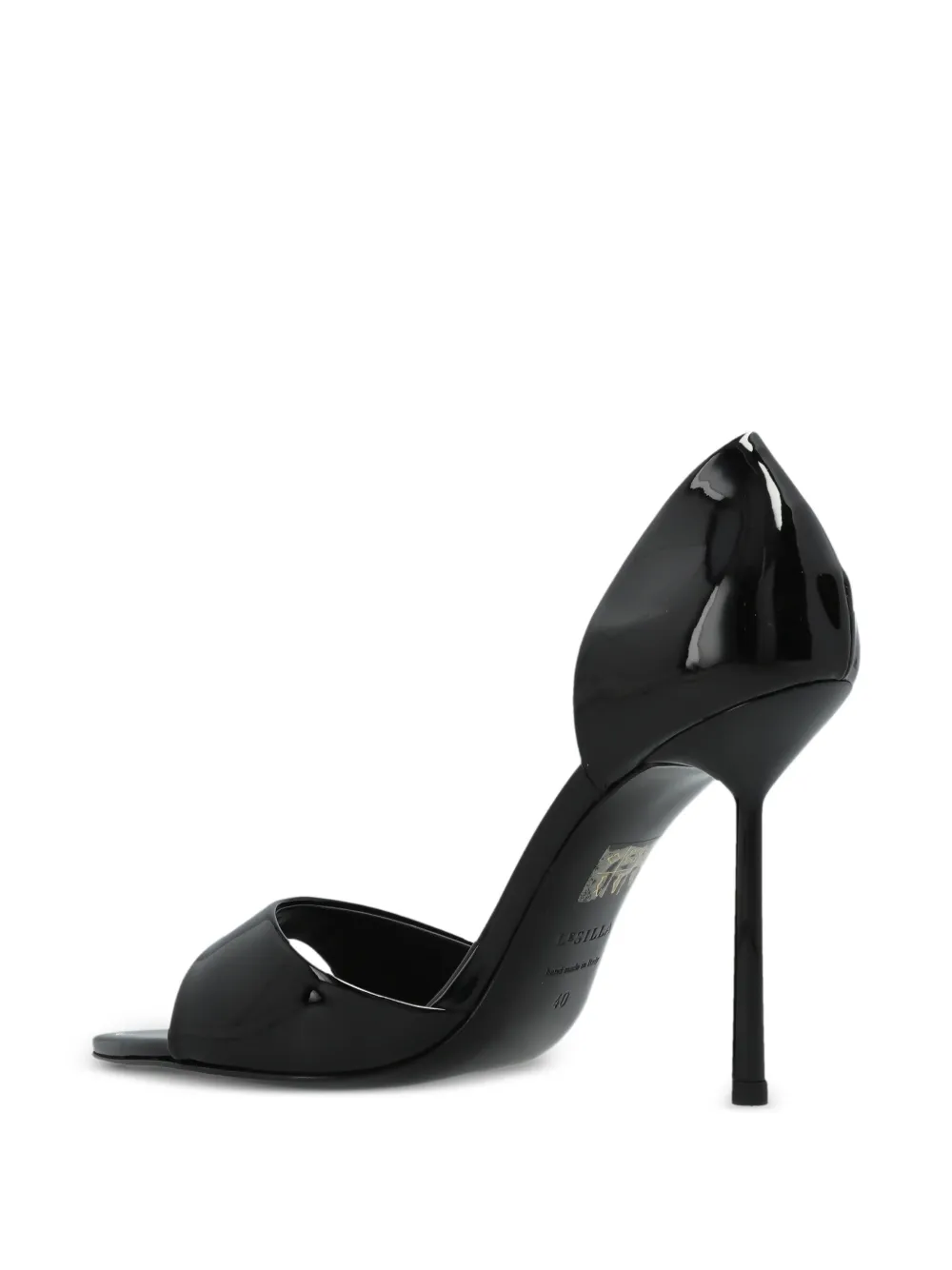Le Silla Pumps met puntige open neus Zwart