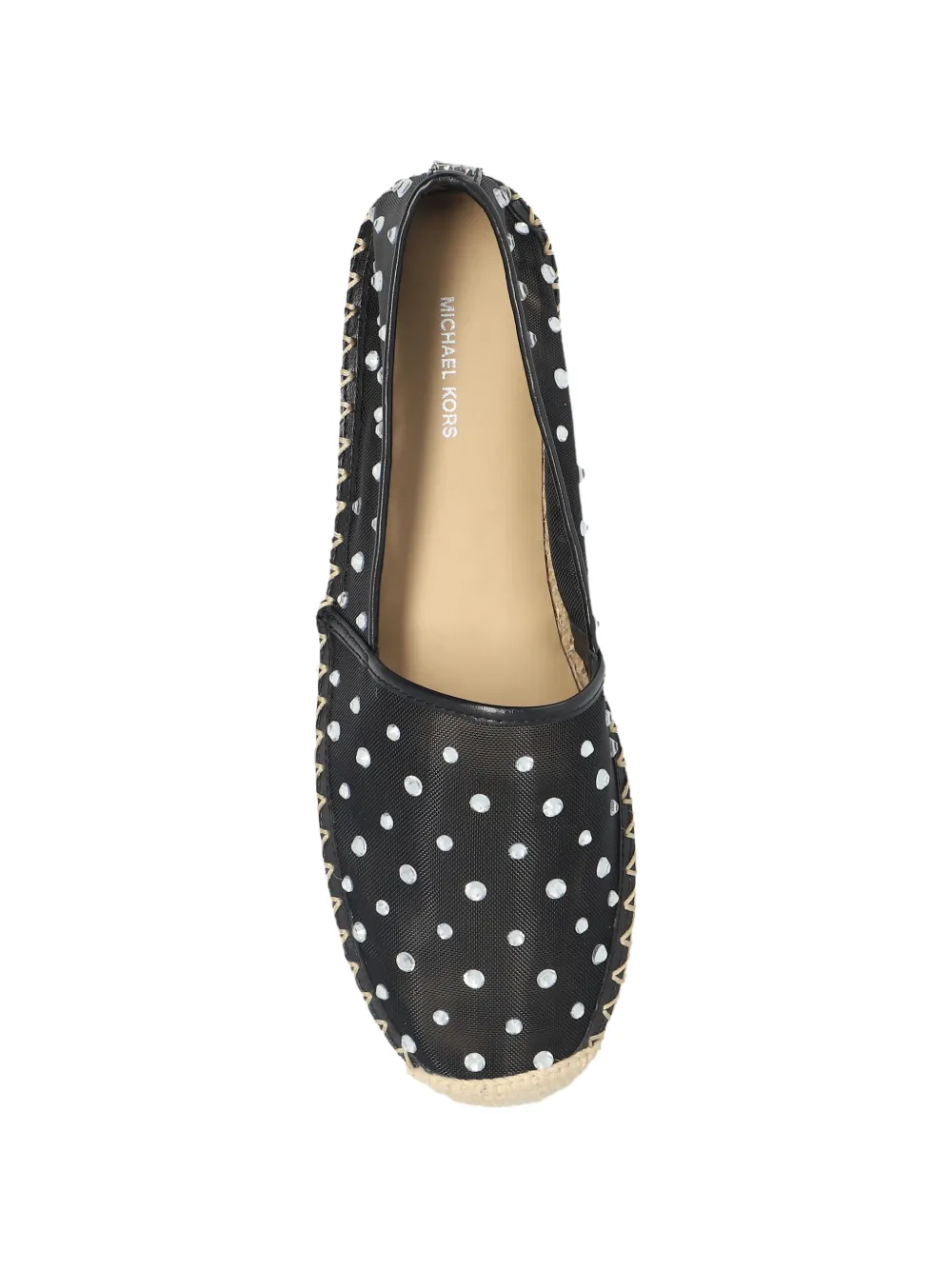 Michael Kors crystal-embellishment espadrilles Zwart
