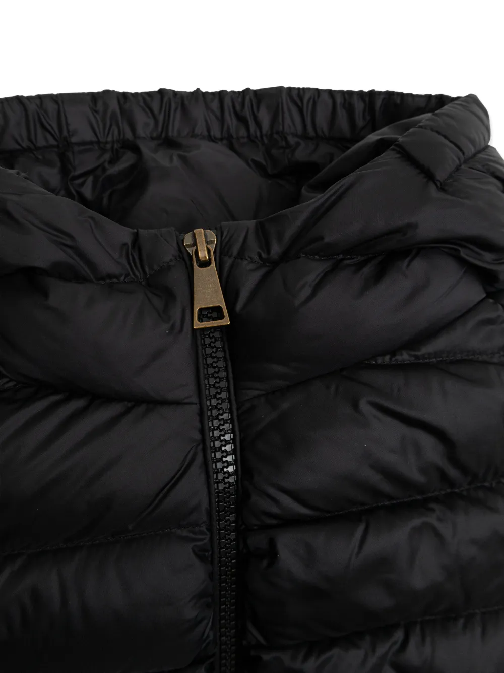 Moncler Enfant Gevoerd jack met capuchon Zwart