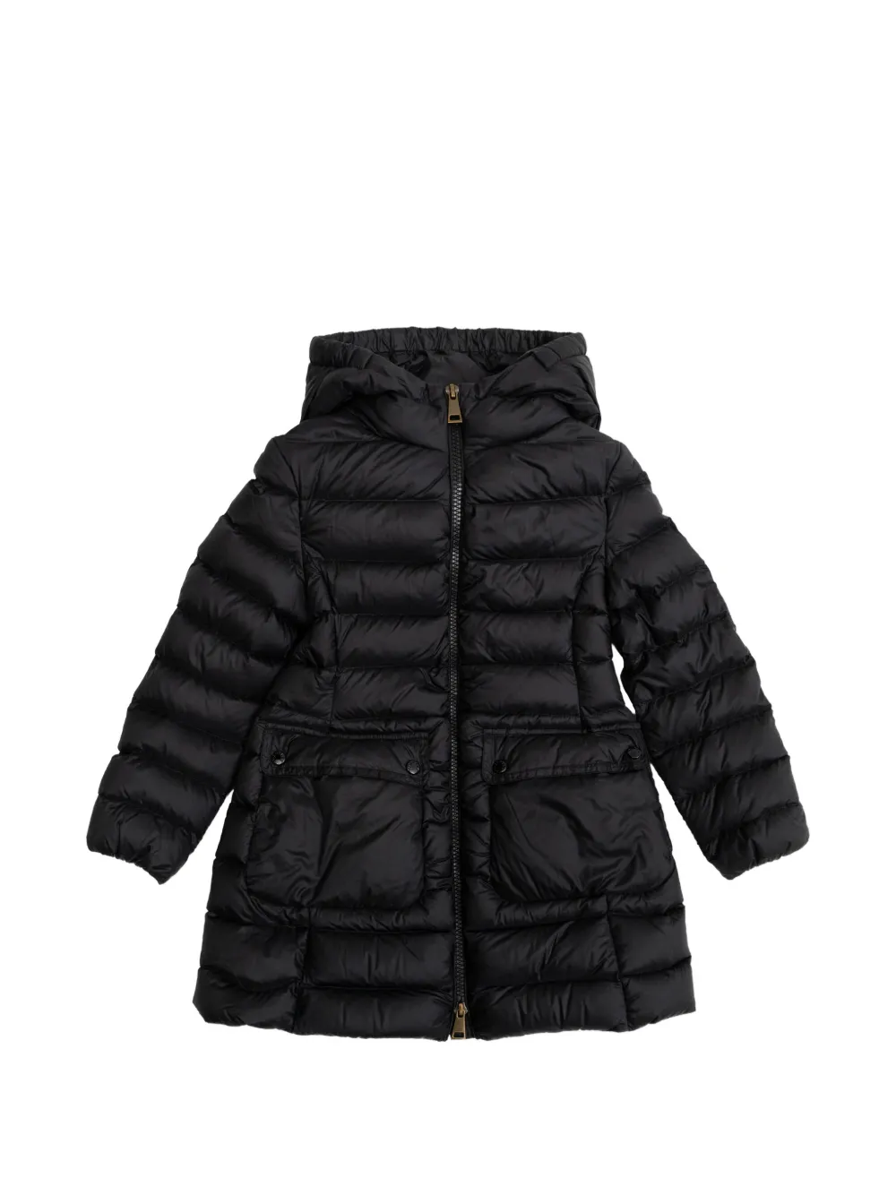 Moncler Enfant Gevoerd jack met capuchon Zwart