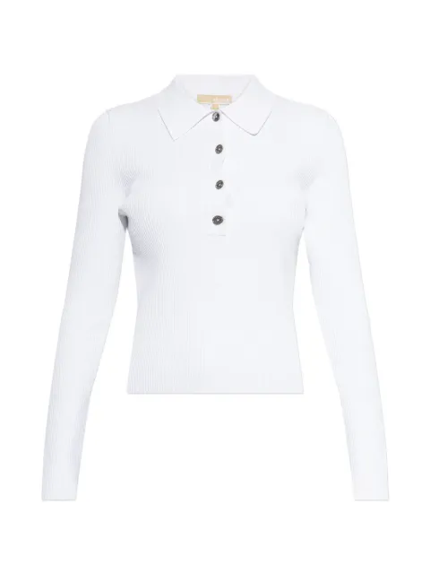 Michael Michael Kors buttoned collared polo top