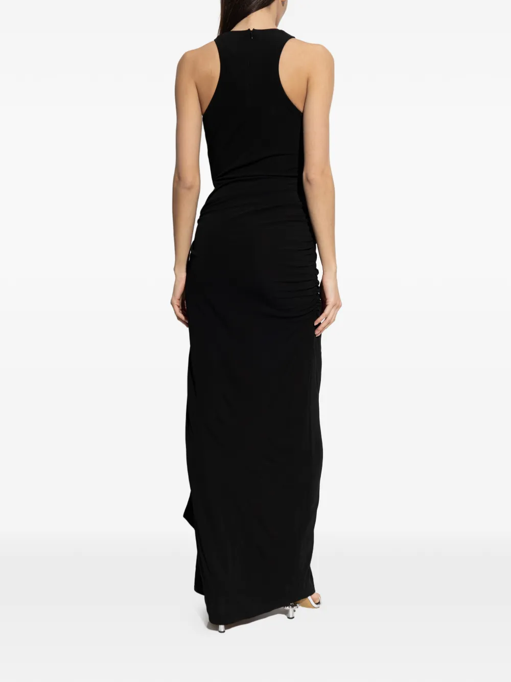 Casablanca Mouwloze maxi-jurk Zwart