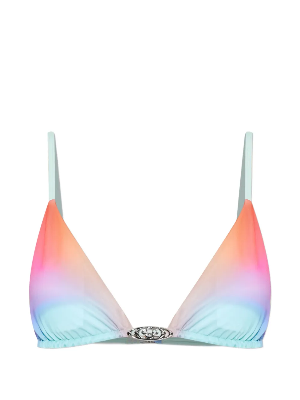 Casablanca gradient bikini top - Blu