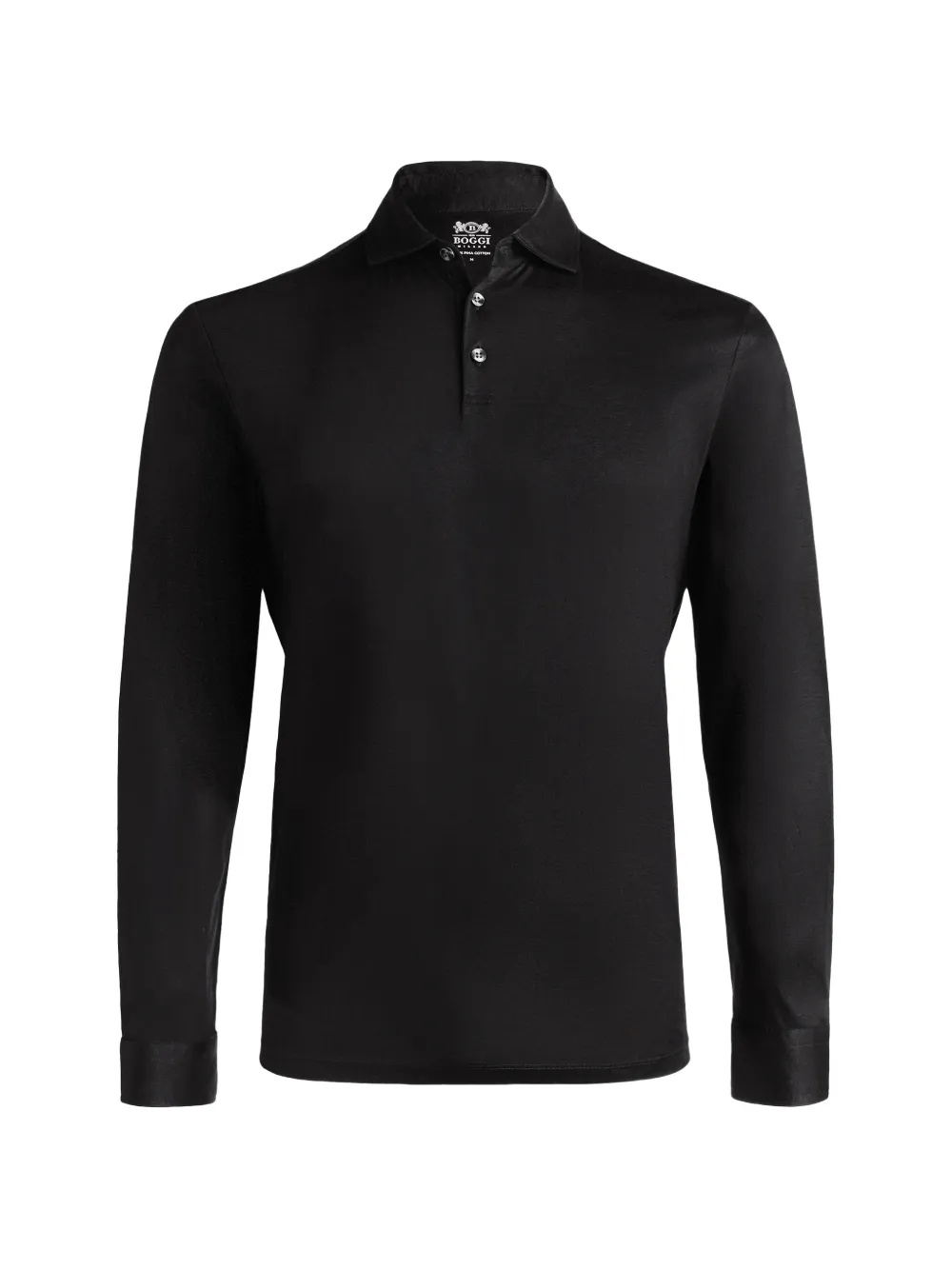 Boggi Milano Polo a maniche lunghe - Nero