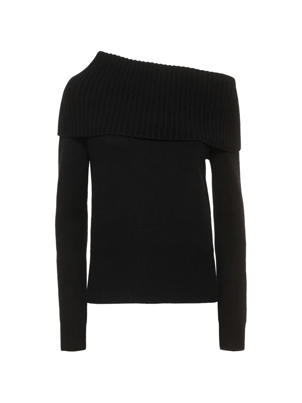 Michael Kors asymmetric-neckline cashmere sweater - Nero