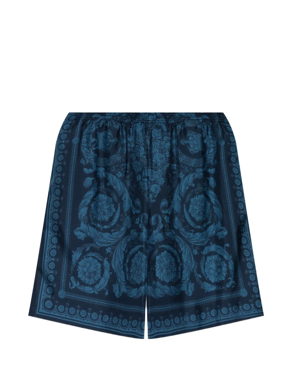 Versace floral-print shorts - Blu