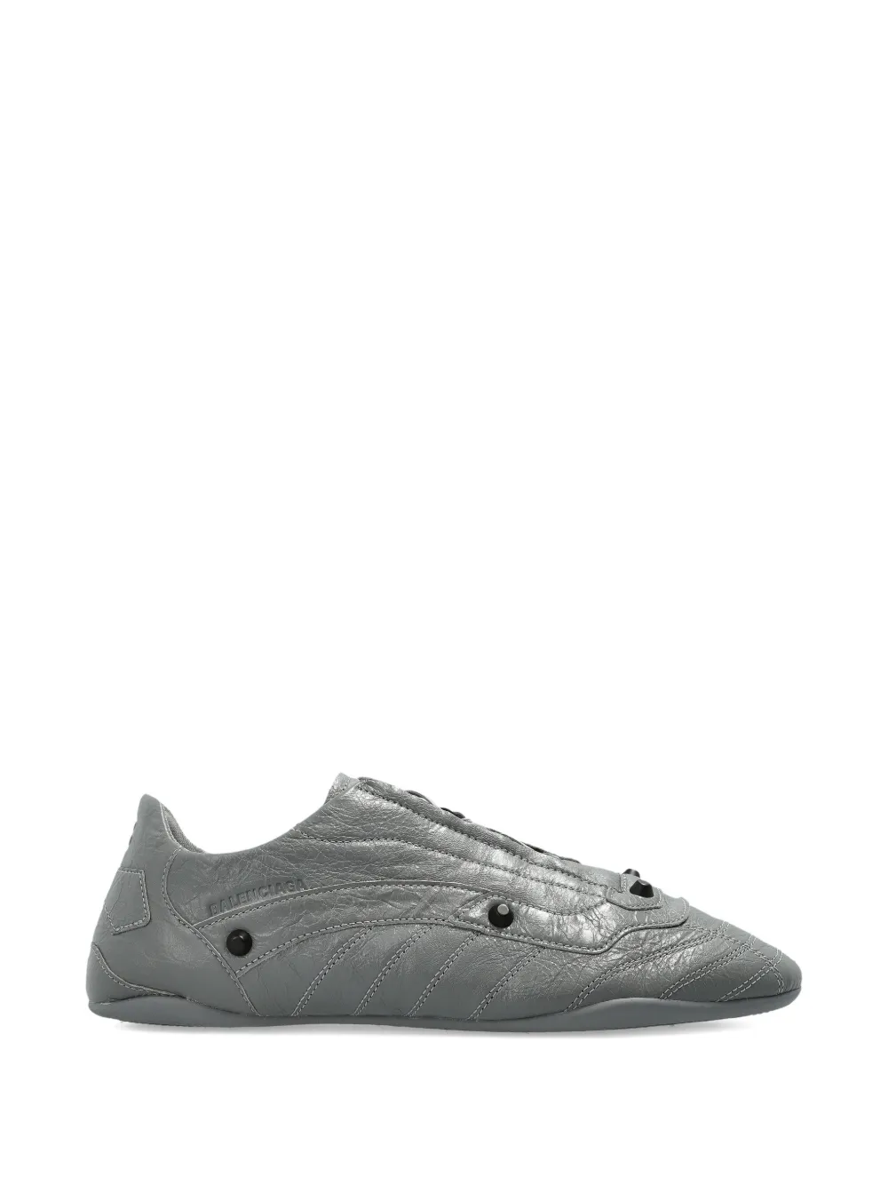 Balenciaga quilted lace-up sneakers - Grigio