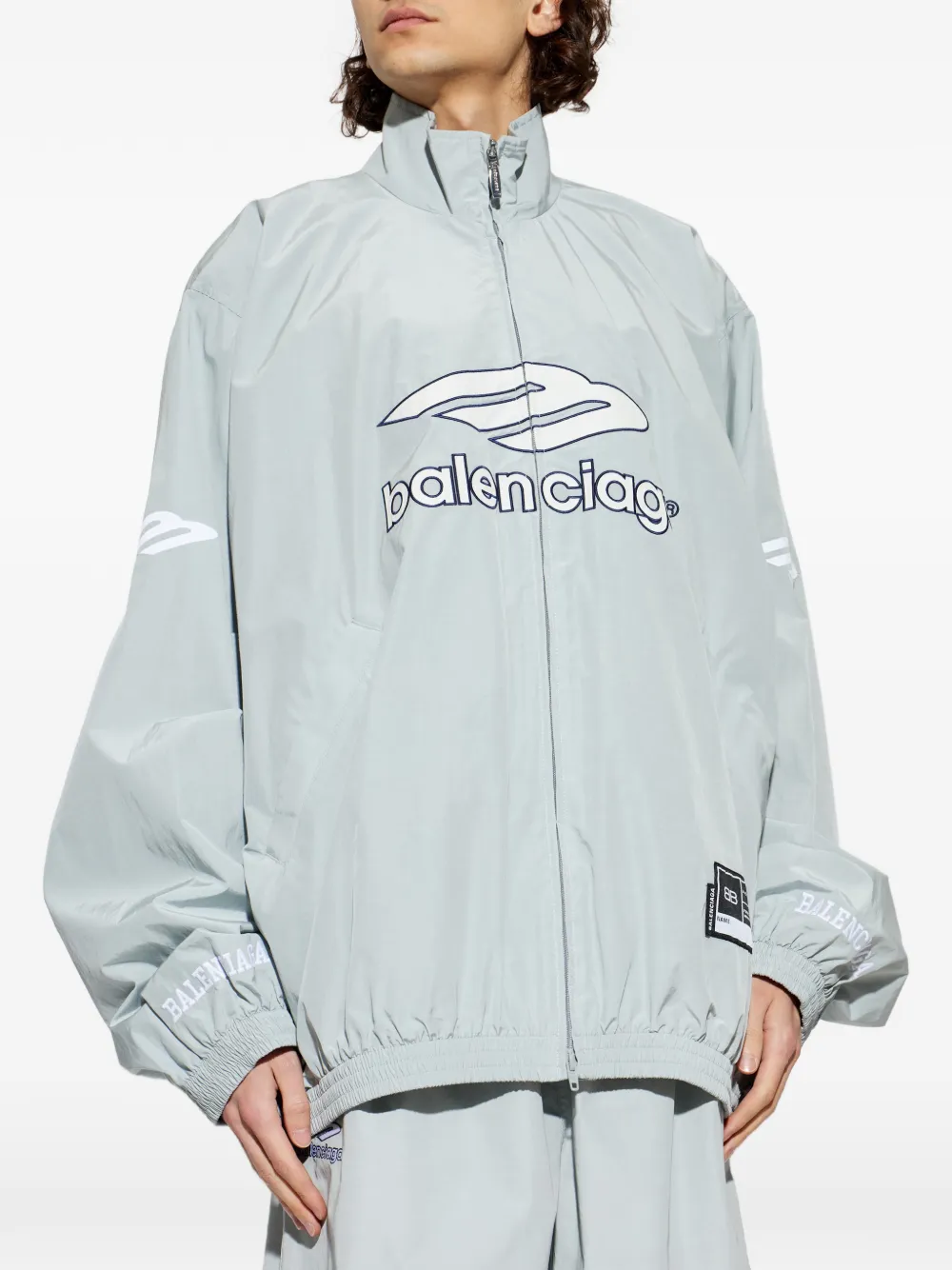 Balenciaga Jack met logo Grijs