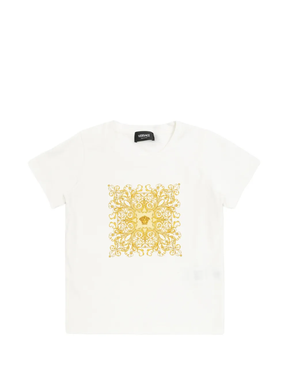 Versace Kids Medusa graphic T-shirt - Bianco