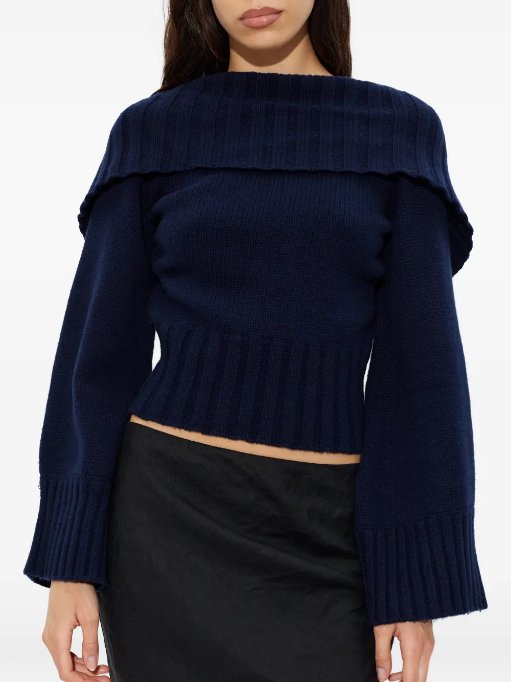  Cult Gaia Open-back Sweater - Blue 