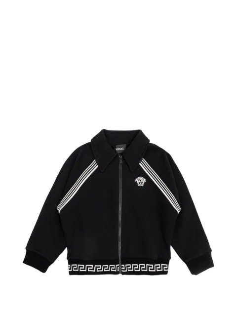 Versace Kids zip-up collared jacket 