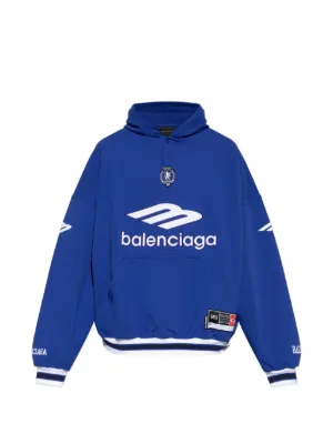 Balenciaga ジップ パーカー | ブルー | FARFETCH JP