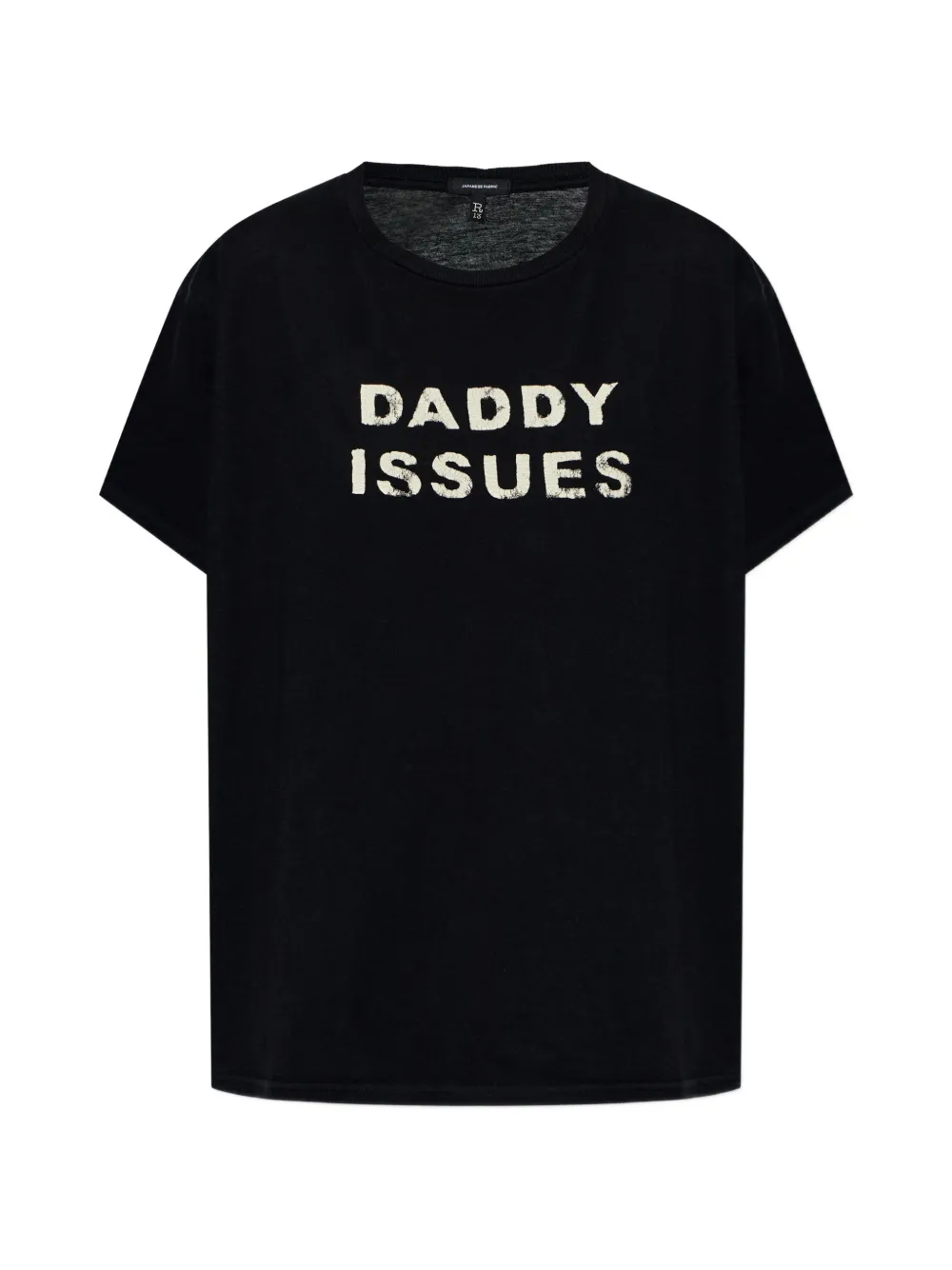 R13 slogan-motif T-shirt - Nero