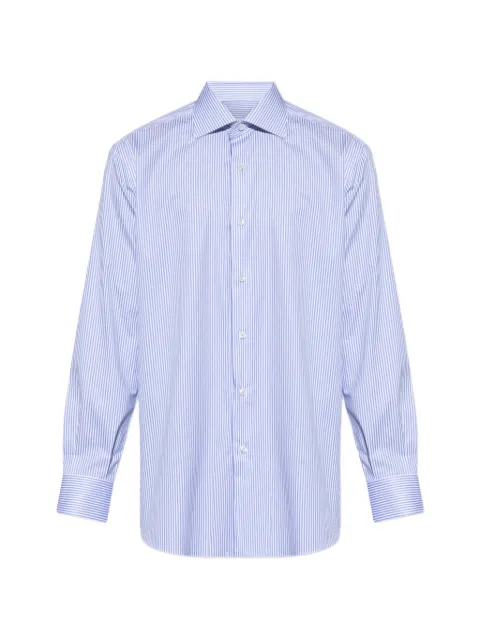 Brioni striped-pattern shirt