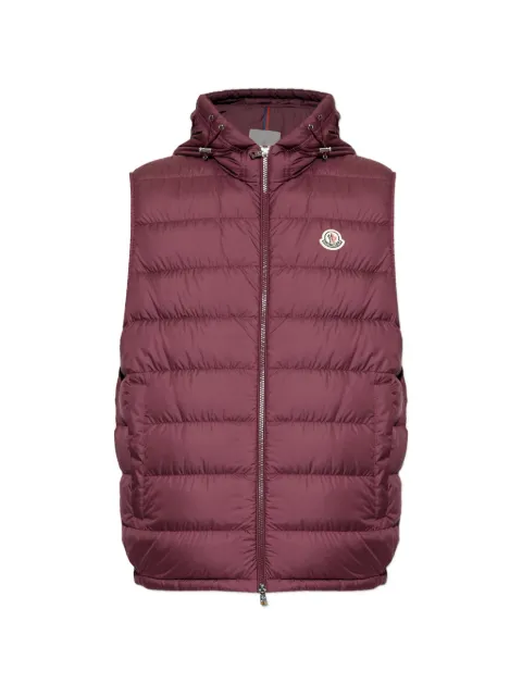 Moncler hooded quilted gilet
