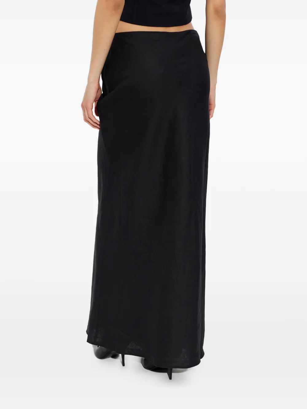 Cult Gaia Maxi-rok met rits Zwart