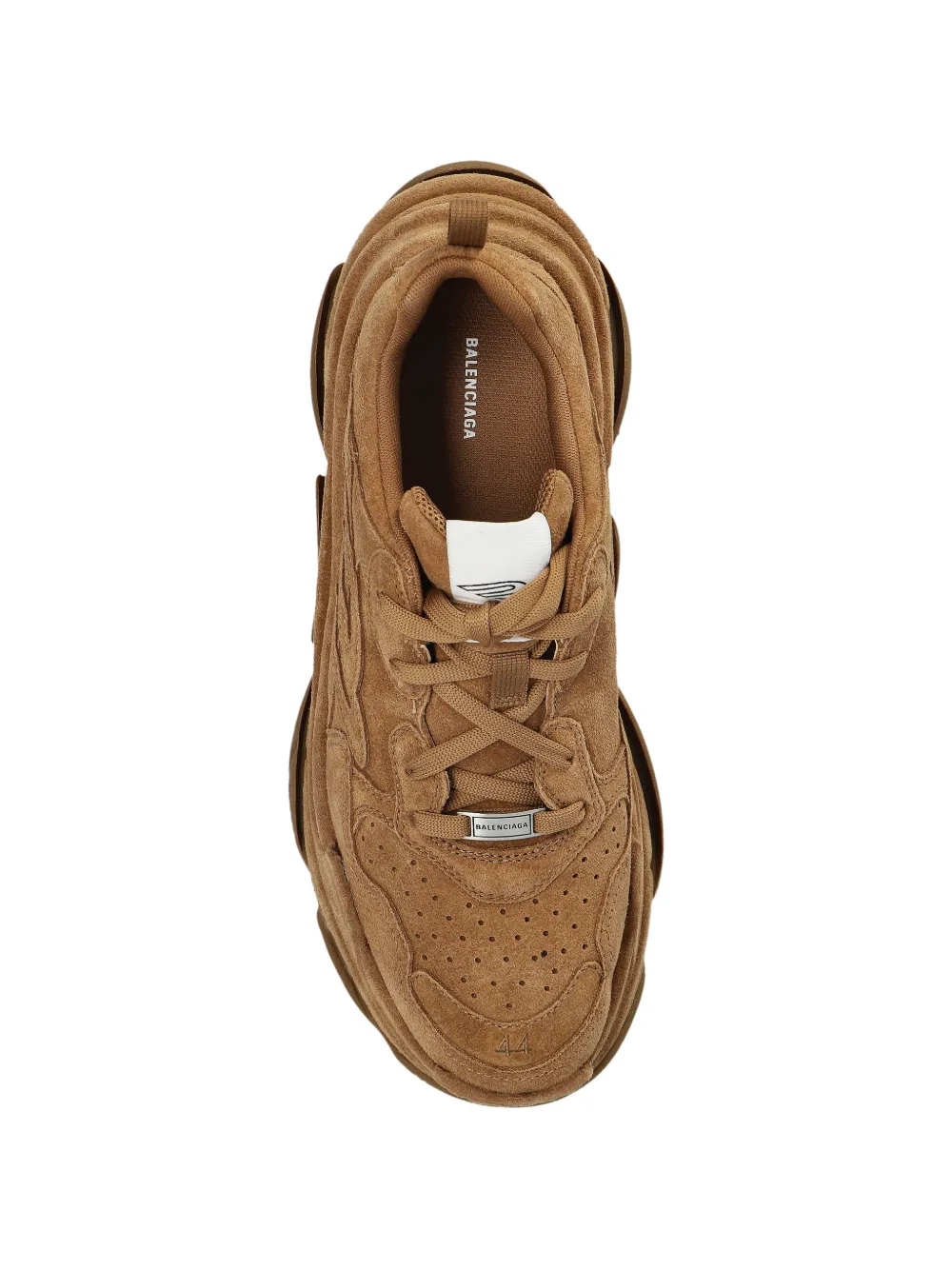 Balenciaga Triple S suède sneakers Bruin