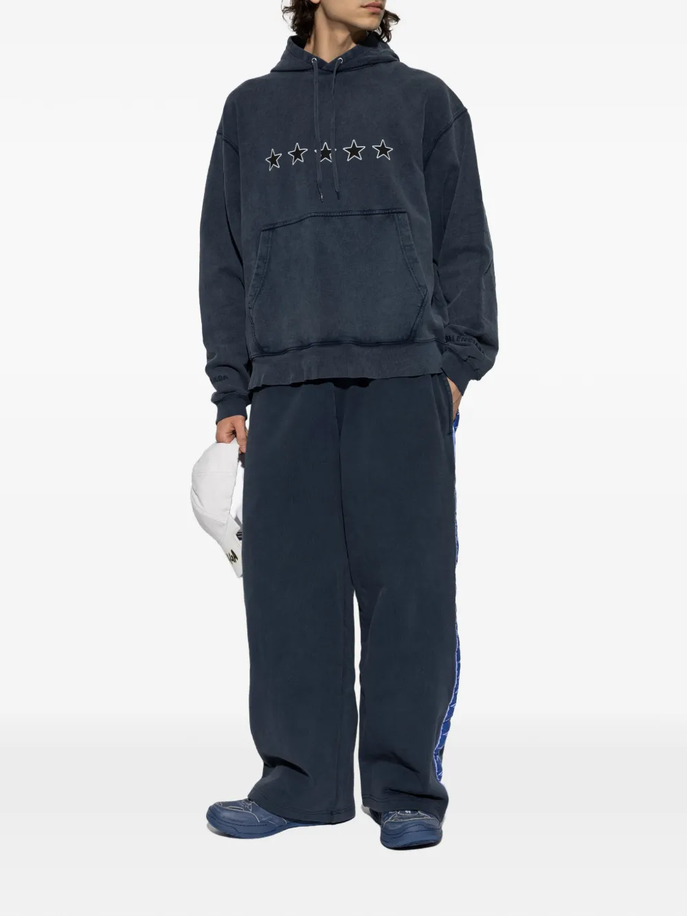 Balenciaga Trainingsbroek met band Blauw