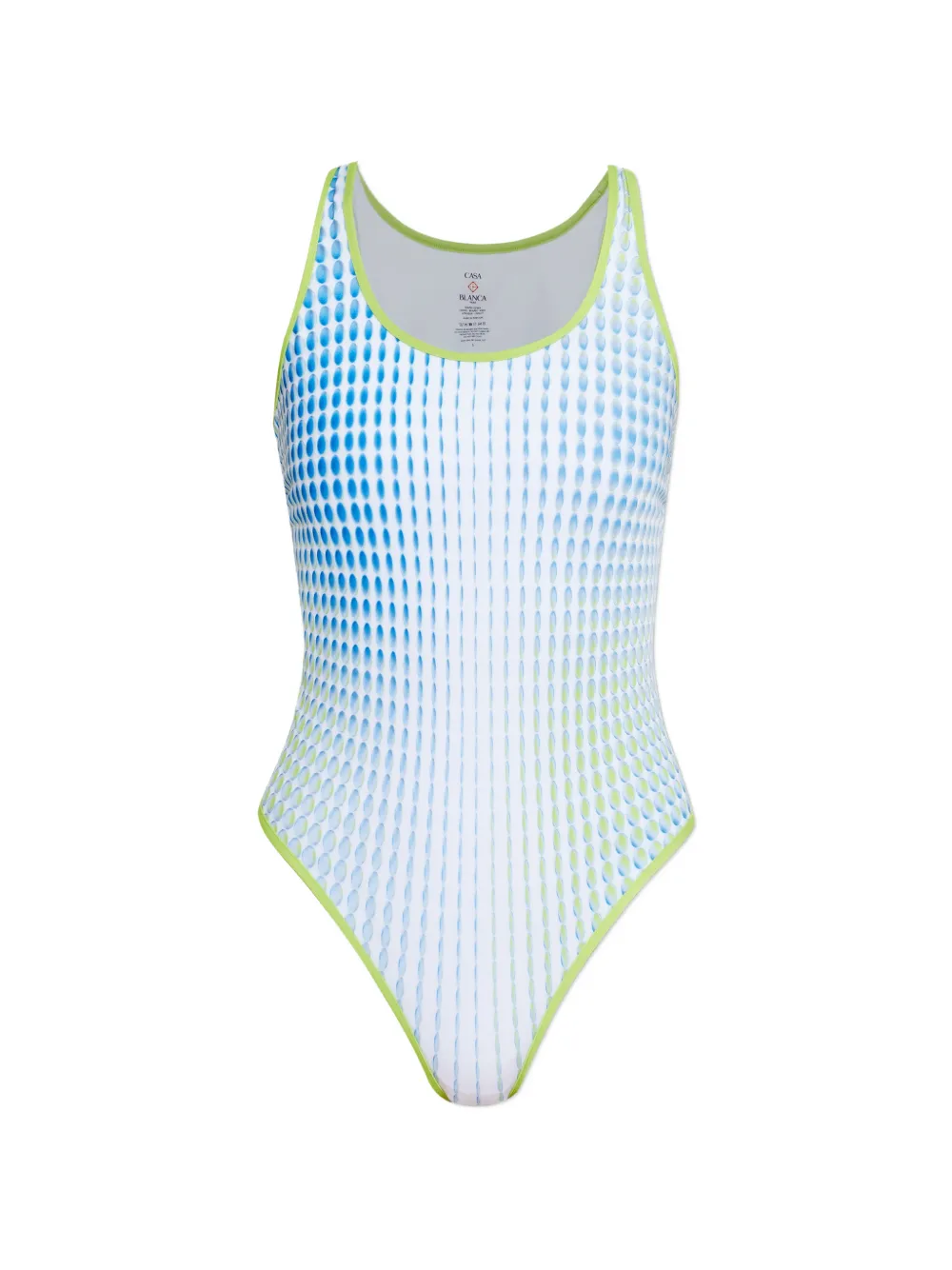 Casablanca cut-out swimsuit - Bianco