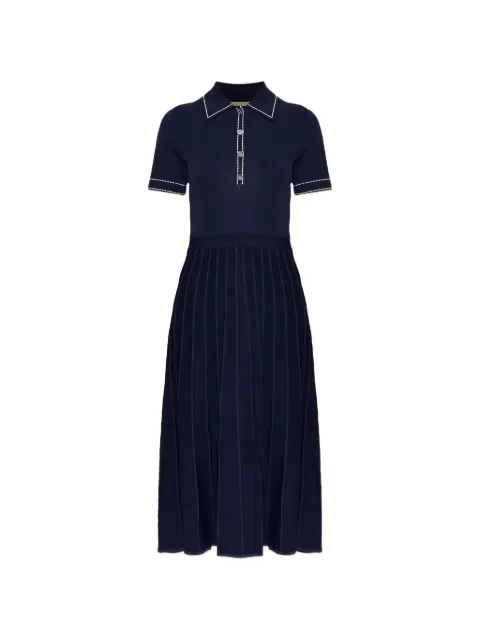 Michael Michael Kors vestido midi con costuras en contraste