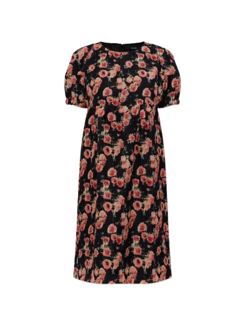 R13 rose-print mini dress