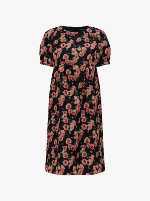 R13 vestido corto con rosas estampadas