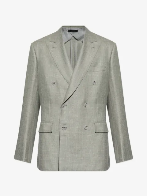 Brioni double-breasted blazer