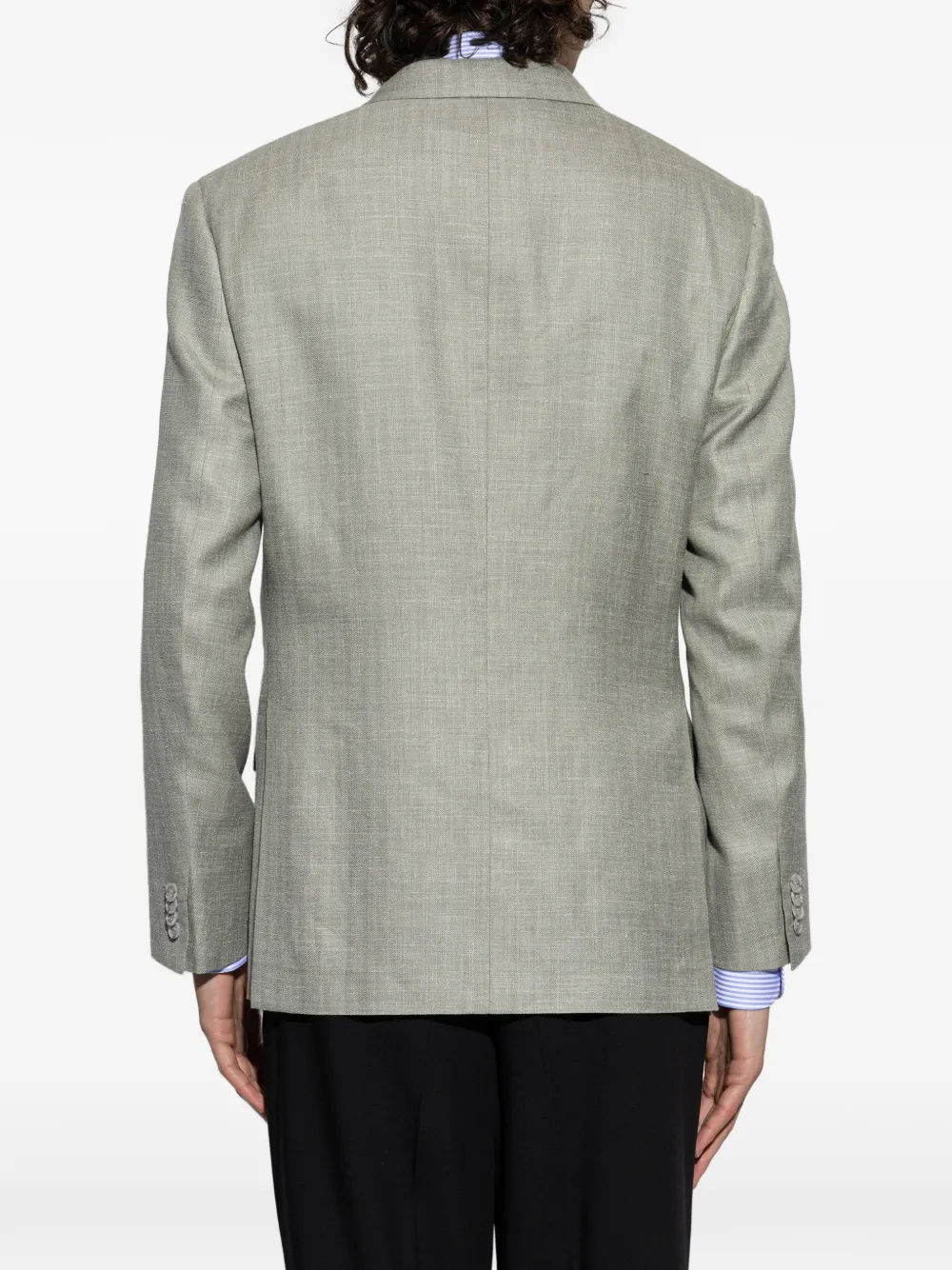 Brioni Blazer met dubbele rij knopen Grijs