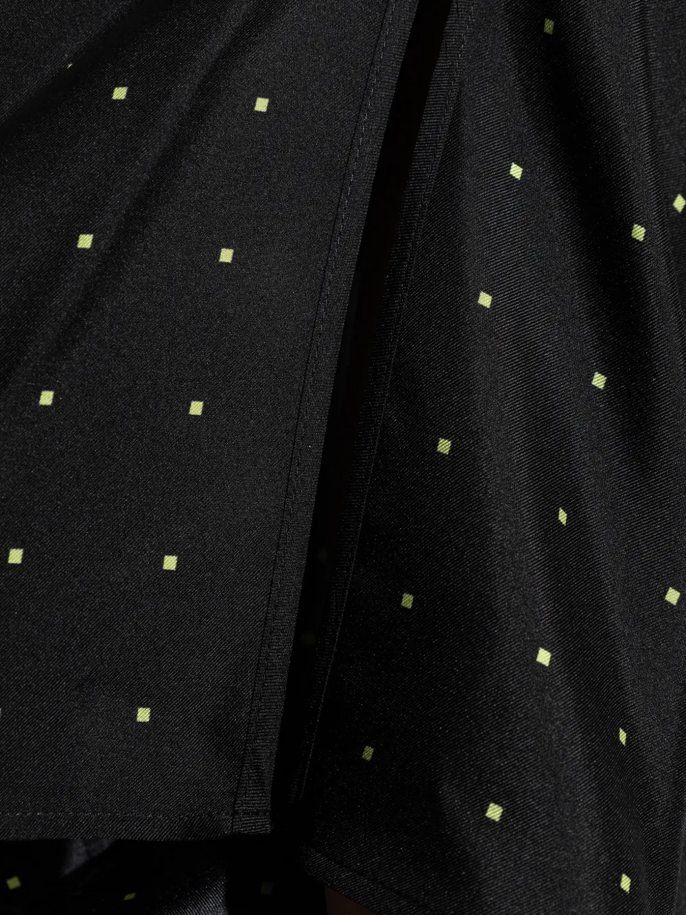 Casablanca Zijden maxi-jurk Zwart