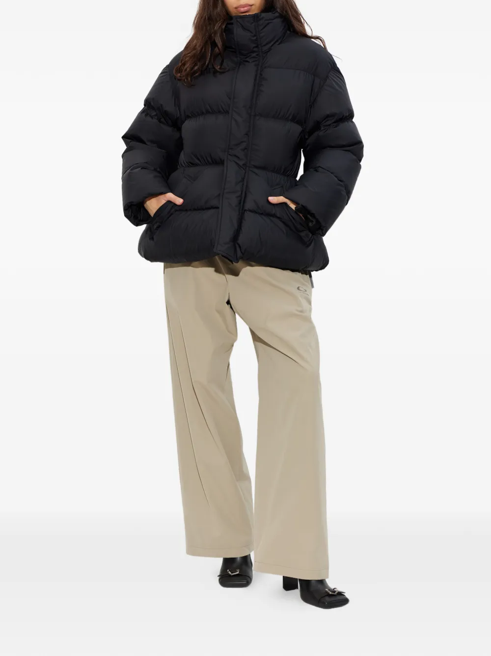 Balenciaga Gewatteerd donsjack Zwart