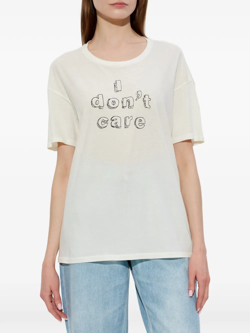  R13 Print T-shirt - Neutrals 