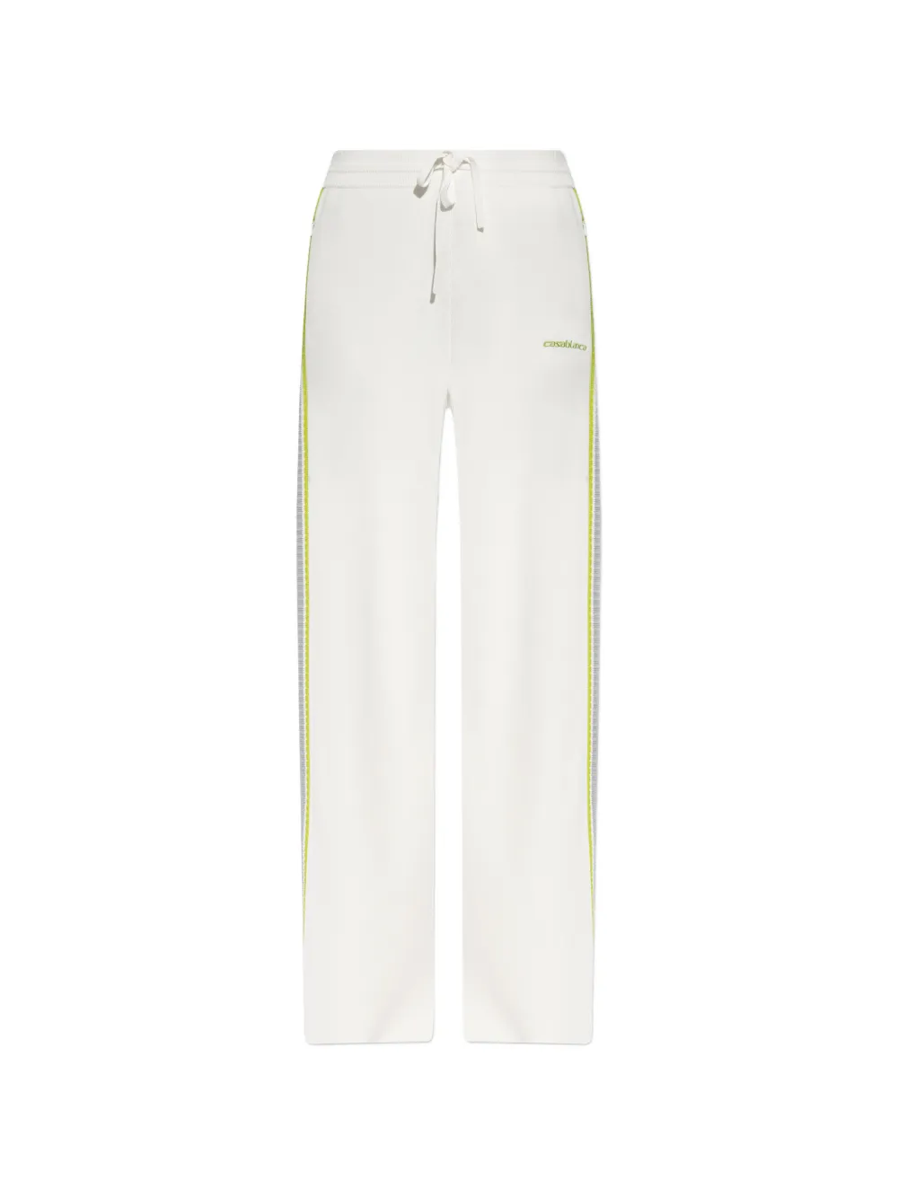 Casablanca drawstring-fastening track pants - Bianco
