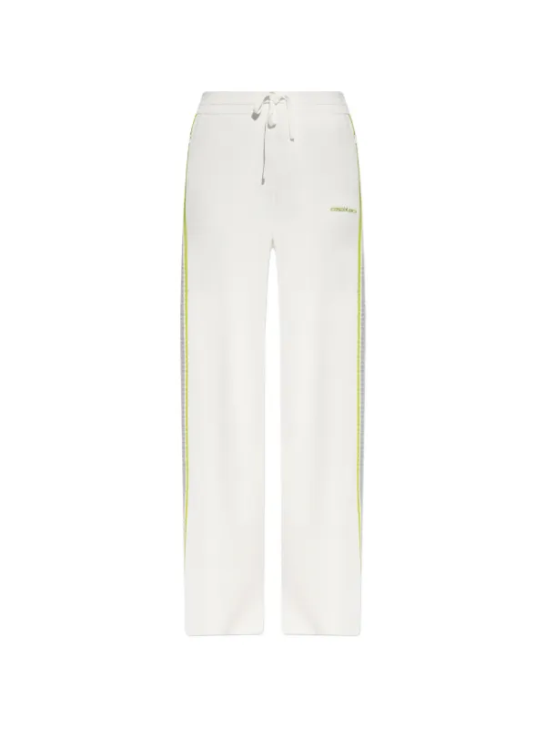 Casablanca Drawstring-fastening Track Pants in White