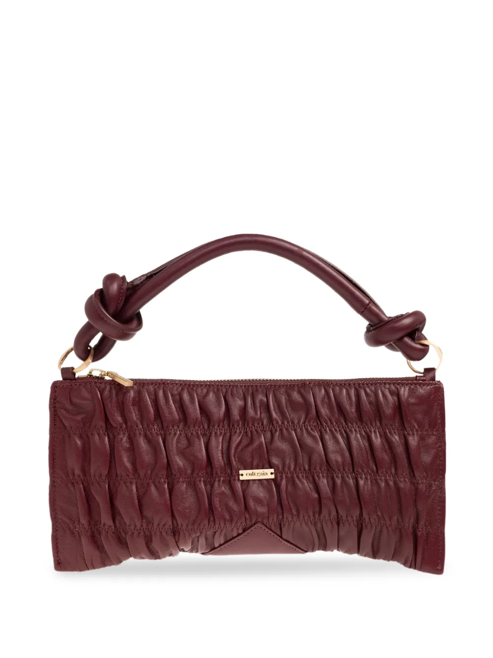 Cult Gaia Hera ruched-effect tote bag - Rosso