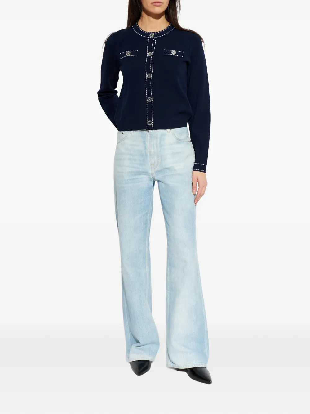 Michael Kors Button-up vest Blauw