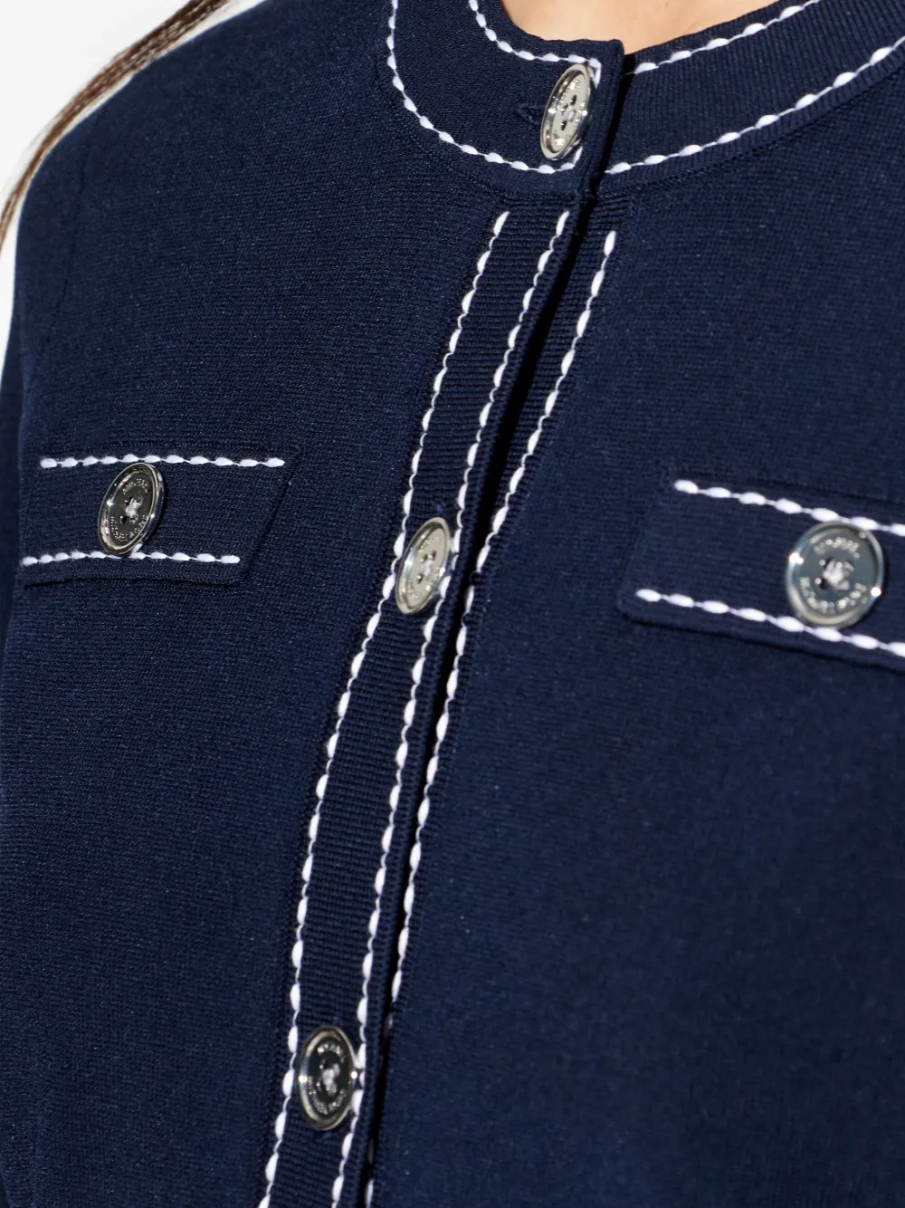 Michael Kors Button-up vest Blauw