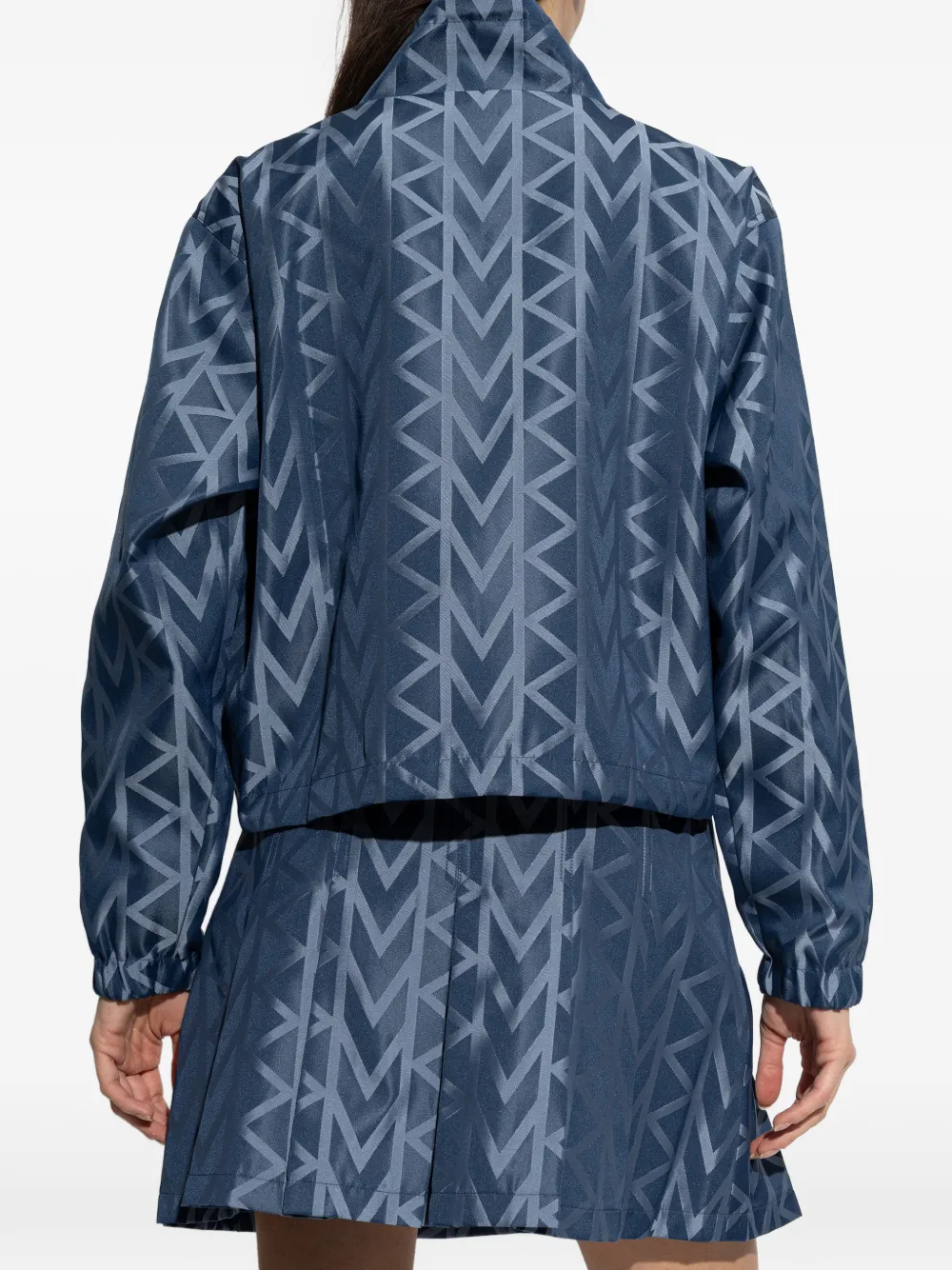 Michael Kors Jack met geometrisch patroon en rits Blauw