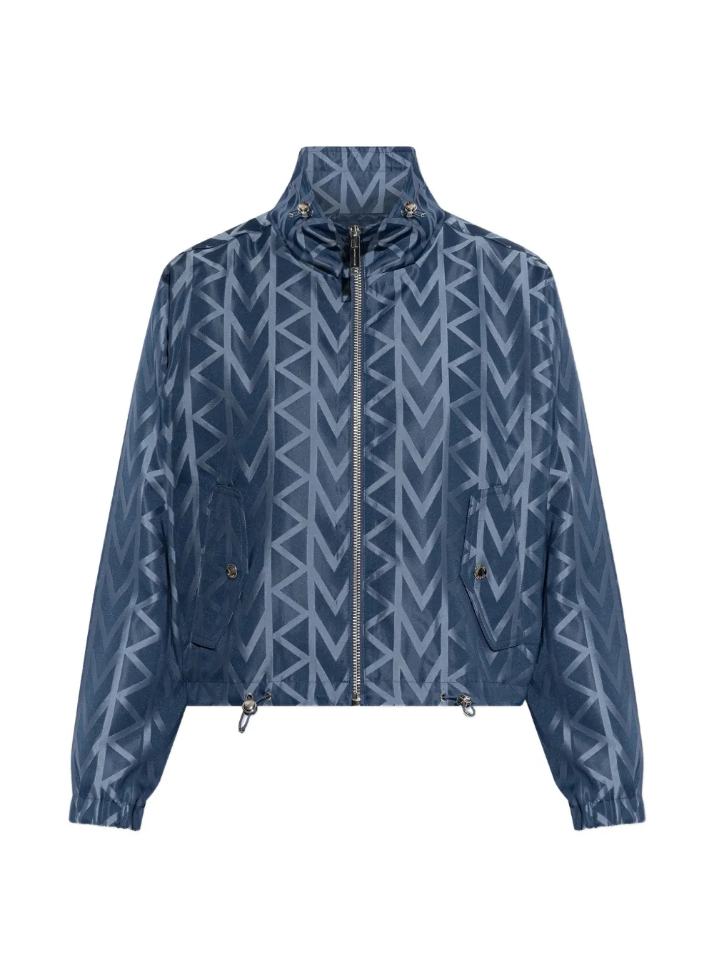 Michael Michael Kors geometric-pattern zip jacket - Blu