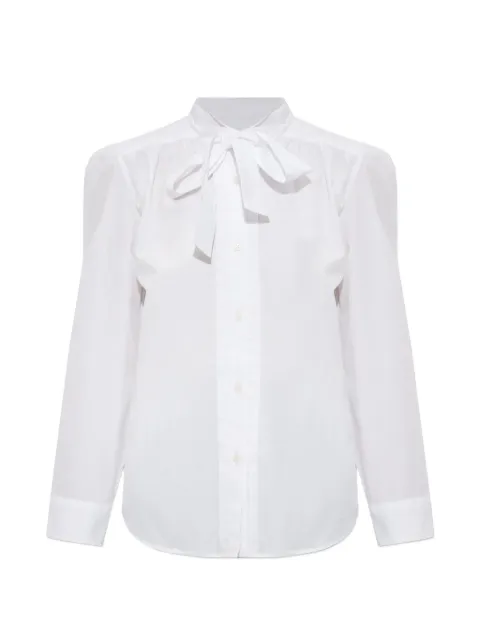 R13 tie-detail long-sleeve shirt