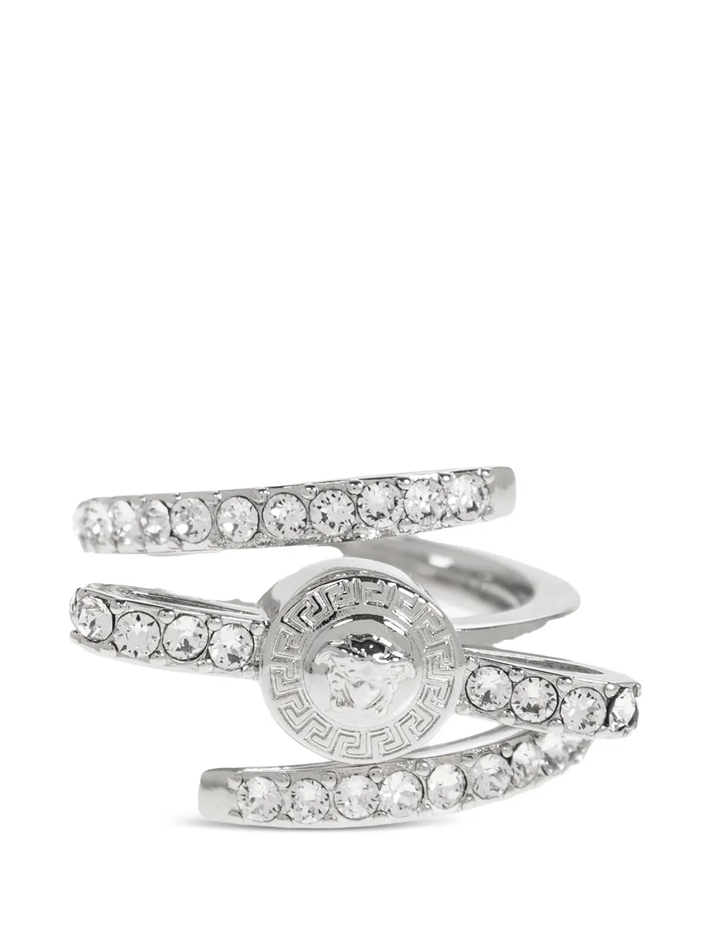 Versace Medusa-motif ring - Argento