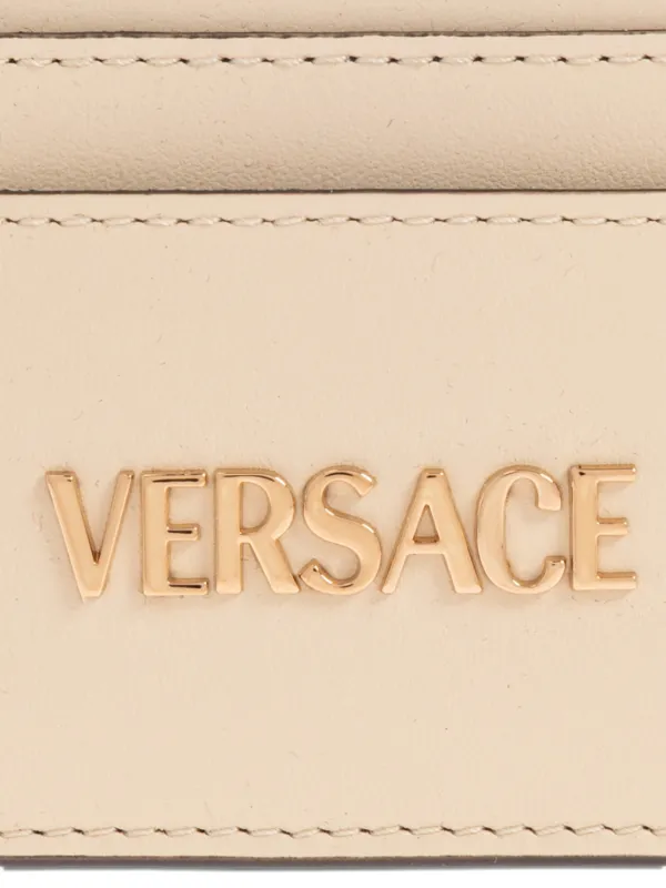 Versace Versace レザーカードケース | ニュートラル | FARFETCH JP