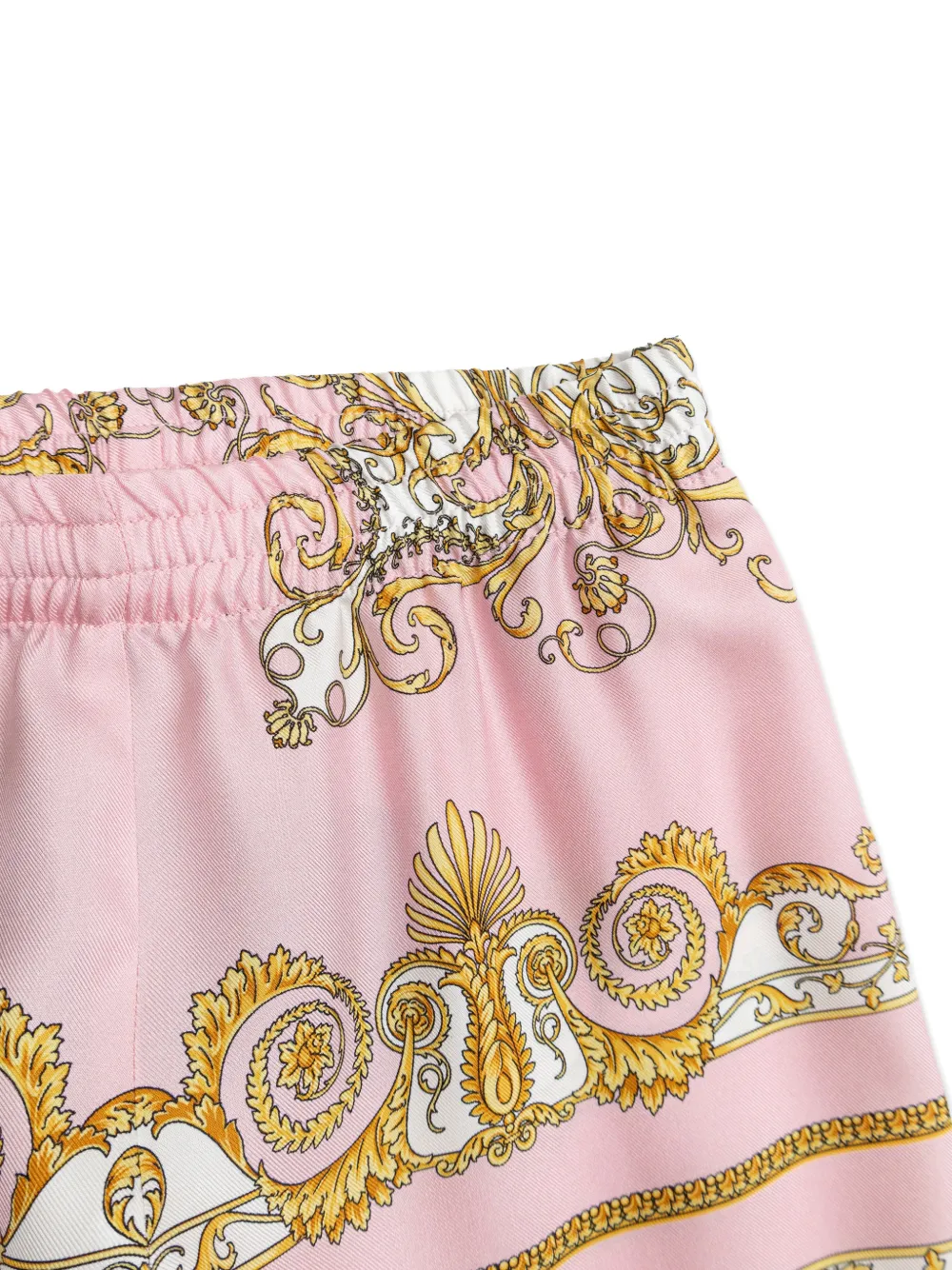  Versace Kids Printed Trousers - Pink 