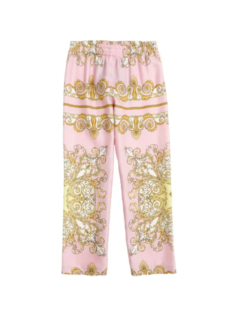 Versace Kids printed trousers